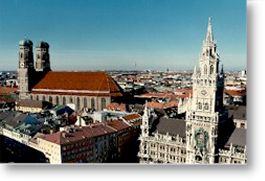 Blick auf die Münchner Innenstadt
